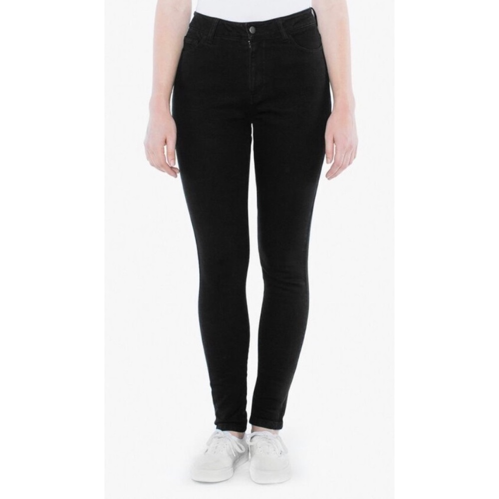 American Apparel Black Skinny Jeans Size 28